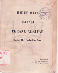 Image of Hidup Kita Dalam Terang Alkitab Bagian II: Perjanjian Baru
