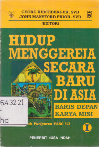 Image of Hidup Menggereja Secara Baru Di Asia, Jilid I