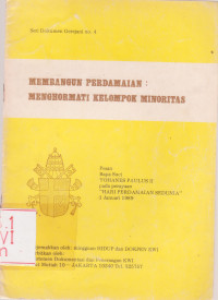 Image of Membangun Perdamaian: Menghormati Kelompok Minoritas