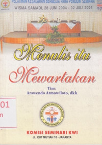 Image of Menulis itu Mewartakan