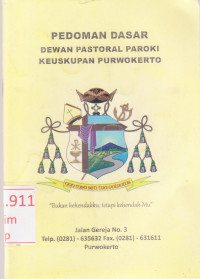 Image of Pedoman Dasar Dewan Pastoral Paroki Keuskupan Purwokerto
